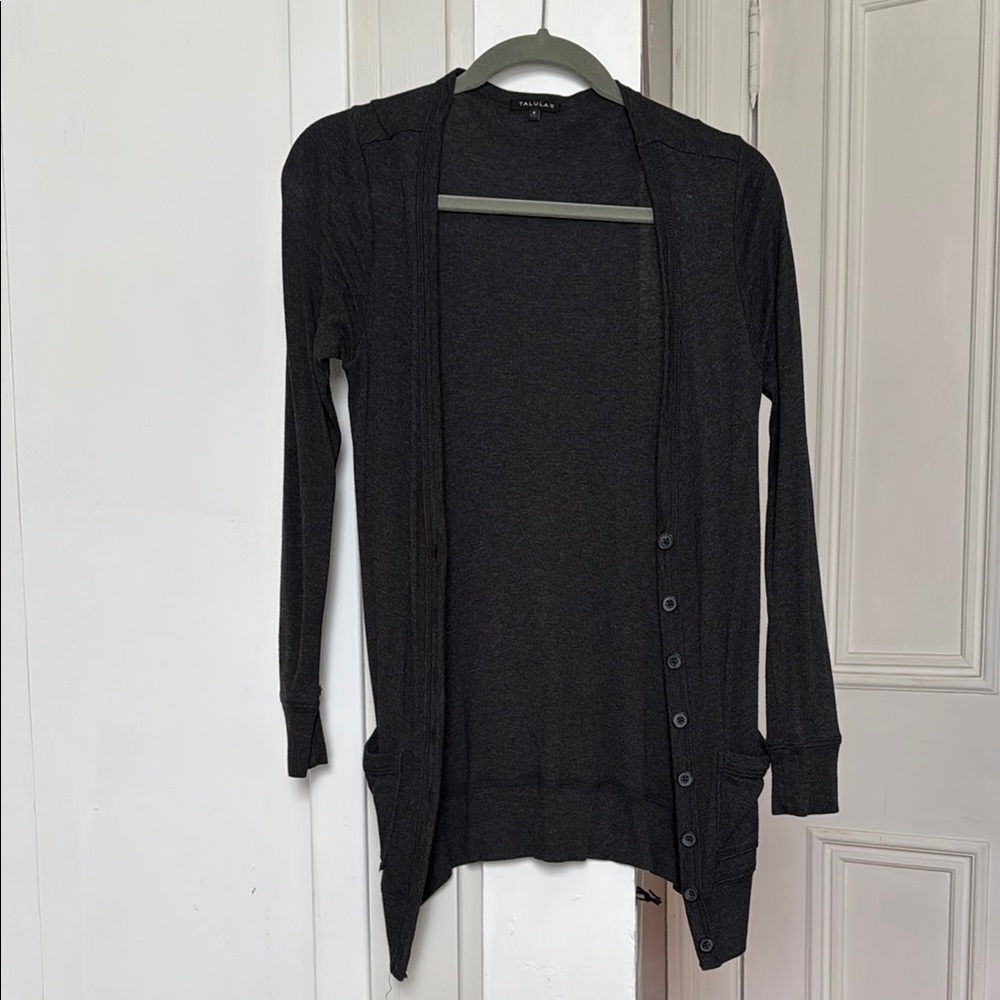 Talula Grey Cardigan Sweater